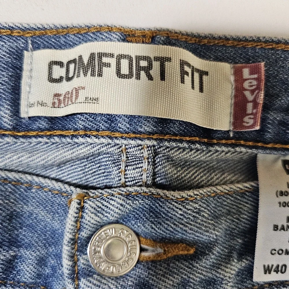 Vintage Levis 560 Mens 40x30 (28.5) Wide Leg Comfort‎ Fit Baggy Tapered Cotton
